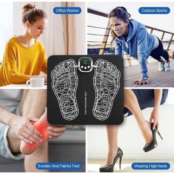 EMS Foot Massager Foot Phixnozar Neuropathy Fee For Circulation Pain Relief USA - Picture 12 of 16